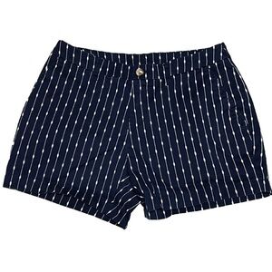 FADED Glory Navy Women’s Dotted Stripe Shorts (Sz 8)